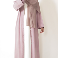 Abaya Modeste en Polyester de Qualité Supérieure, Vêtement Islamique Traditionnel, Dernières Créations, Très Vendue, Décontractée pour Usage Quotidien, Longueur Ras du Sol