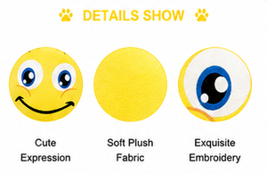 Juguete de Peluche Sonriente Amarillo, Cojín Bonito, Almohada Suave, Juguete de Peluche Kawaii, Regalo para Niños, Decoración del Hogar - Product Image 4