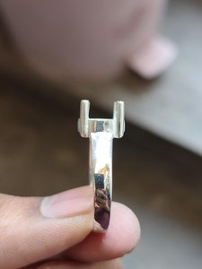 Bague solitaire semi-montée ronde de 10 mm en argent sterling 925 plaqué or 10 carats, avec sertissage vierge pour pierre précieuse, composant de bijoux pour femme - Product Image 5