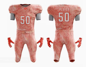 Maillot de football américain personnalisé en gros pour jeunes, ensemble uniforme de football américain unisexe - Product Image 1