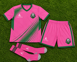 Ensemble de tenue d'équipe de football professionnelle, maillot et short de football personnalisés avec nom et numéro, vêtements de sport légers - Product Image 6