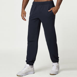 Pantalon décontracté pour homme – Nouveau style, design optimal, coton et polyester de haute qualité, couleur unie, taille élastique, style streetwear en toile - Product Image 4