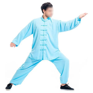 Traje de Kung Fu 2026, Ropa de Artes Marciales, Estilo Clásico de Última Moda en Color Azul Cielo, Uniformes de Kung Fu para Hombre, Servicio OEM - Product Image 5