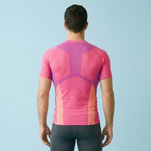 Men's Short Sleeve Custom Compression <b>Shirt</b> Geometric Quick Dry Sporty Fit O-Neck <b>Polyester</b> <b>T</b>-<b>Shirt</b> - Product Image 2