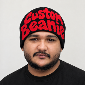 Hochwertige Beanie-Mütze mit Großer Blase, Individuell Anpassbare Unisex Strickmütze für Casual Streetwear, OEM ODM Outdoor-Kopfbedeckung - Product Image 1