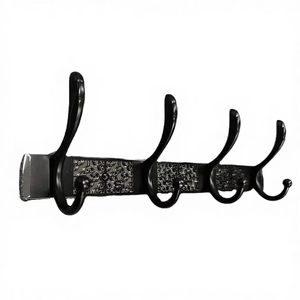 Elegant Modern Zinc Alloy Ruyi Wall <b>Hooks</b> Jade Embellishment Luxury <b>Decorative</b> <b>Coat</b> <b>Hooks</b> Multifunction Eco-Friendly Drill - Product Image 3