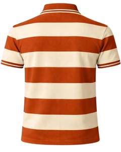 Polo de Algodón Personalizado para Hombre en Color Granate con Cuello y Ribete de Manga en Contraste Negro, Corte Clásico, Casual, Verano, Suministro al por Mayor OEM - Product Image 2