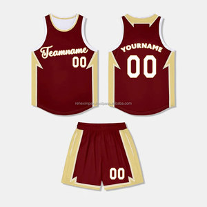 Ensemble de shorts de basket-ball personnalisables, sublimés, réversibles, à séchage rapide, 100% polyester, antibactériens, respirants, unisexes, pour adultes - Product Image 4
