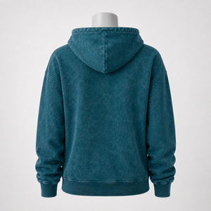Hoodie Wanita Trendy Acid Wash Premium, Bentuk Santai untuk Streetwear, Fashion Kasual, dan Aktivitas Akhir Pekan - Product Image 2