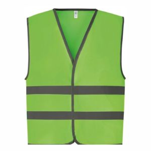 Gilet de sécurité haute visibilité personnalisé avec logo, multi-poches, réfléchissant, pour le travail, la construction, la sécurité, avec poche pour carte d'identité - Product Image 3