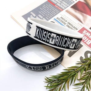 Promoción barata Gravure Pulsera de silicona personalizada con logotipo - Product Image 6