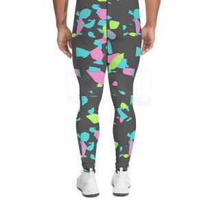 Pantalones Deportivos para Hombre con Cintura Elástica y Logotipo Personalizado, Tejido Transpirable de Spandex/Poliéster para Ejercicio en Gimnasio y Actividades al Aire Libre - Product Image 2