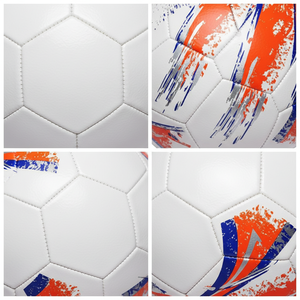 ลูกฟุตบอลเย็บด้วยเครื่องจักร คุณภาพสูง น้ำหนักเบา ผลิตจากหนัง PU เคลือบด้วยความร้อน เป็นมิตรกับสิ่งแวดล้อม เหมาะสำหรับการแข่งขันระดับมืออาชีพ - Product Image 5