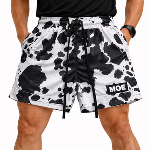 Pantalones Cortos Deportivos de Malla con Estampado Animal y Logotipo Personalizado, Sublimación Completa, Cordón Ajustable, Fabricante de Marca Privada - Product Image 1