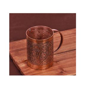 Taza de Cobre Puro Premium para Beber Agua, Uso Ayurvédico y de Cocina Tradicional, de Proveedor Indio - Product Image 3