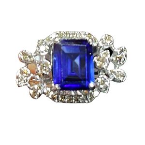 Anillo de Compromiso y Boda Exclusivo para Mujer, Oro de 14K, Diamante Cultivado en Laboratorio de 0.35 Ct, Corte Brillante, Bañado en Rodio, Certificado IGI, Estilo Étnico - Product Image 1