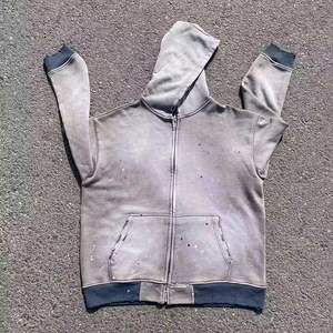 Sudadera con Capucha de Invierno para Hombre, 100% Algodón, Resistente al Agua, con Bordado 3D, Diseño de Bolsillo con Impresión Personalizada, Venta al Por Mayor - Product Image 3