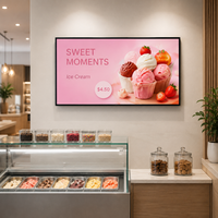 Affichage d'informations pour salles de réunion d'hôtel, écran LCD numérique mural de 43 pouces pour la signalisation numérique des hôtels