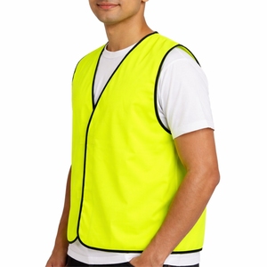 เสื้อกั๊กนิรภัยแบบเรียบง่ายสำหรับผู้ชาย มองเห็นได้ชัดเจน น้ำหนักเบา ทนทาน สวมใส่สบาย มืออาชีพ เชื่อถือได้ เสื้อกั๊กเรียบง่ายสำหรับผู้ชาย - Product Image 3