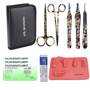 Realistic Surgical Dental Pad for Medical Student Training for <b>Suture</b> Practice Hot Selling Complete <b>Suture</b> <b>Kit</b> Stainless Steel - Product Image 1
