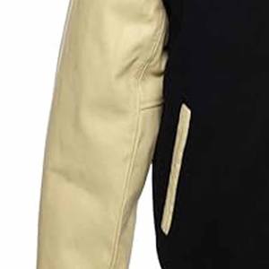 Chaqueta Universitaria Varsity al por Mayor, Chaqueta Varsity Lisa para Hombre, Chaqueta de Satén con Letras Bordadas para Hombre - Product Image 4