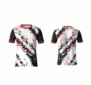 Camiseta Deportiva Unisex Moderna, Sublimada, 100% Poliéster, Manga Corta, Informal, Verano, Transpirable, Secado Rápido, con Diseño Gráfico - Product Image 3