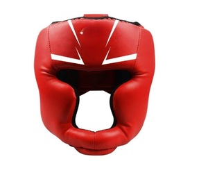 Protector de Cabeza de Boxeo de Cuero PU de Alta Calidad, Diseño Personalizado, Casco de Entrenamiento, Equipo de Protección para Kick Boxing, Precio al por Mayor - Product Image 1