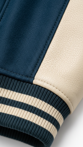 Professional Winter Hooded Varsity <b>Jacket</b> with Chenille Letters Front Logo Unisex Design - Product Image 4