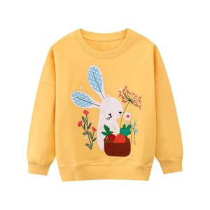 Sweat-shirt pour bébé, haut imprimé, col rond, manches longues, décontracté, hiver, personnalisable, doublé, 100% coton polaire - Product Image 1