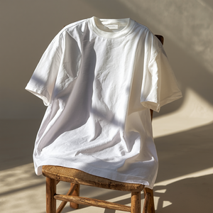 เสื้อยืดแขนสั้นผ้าคอตตอนถัก 100% ซักแล้ว นุ่ม ระบายอากาศได้ดี ทรงปกติ สไตล์สตรีทแวร์ สำหรับผู้ชาย รับผลิตแบบ OEM ขายส่ง - Product Image 3