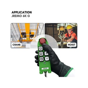 Control Remoto Industrial por Radio para Grúa, Polipasto y Cabrestante, Velocidad Única, 100-240 VCA, JEICO JREMO 6K G, Receptor G Fabricado en Corea - Product Image 4