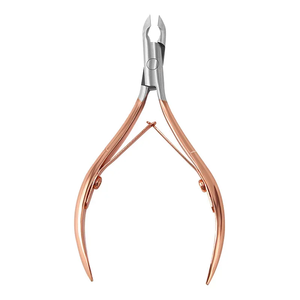 Cortacutículas de Precisión de 10 cm en Oro Rosa, con Apertura de Mandíbula Ancha, de Acero Inoxidable, para Salón Profesional y Uso Doméstico, Ideal para Manicura y Pedicura - Product Image 1