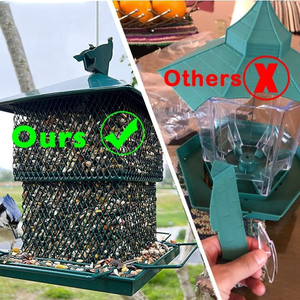 Comedero para Pájaros Silvestres para Jardín Exterior, 6.2 lb, Decorativo, Colgante, Automático, a Prueba de Ardillas, de Metal - Product Image 4