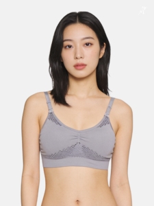 2 in 1 <b>Hands</b> Free Pumping and Nursing Bra Wireless Maternity Breastfeeding Bra Full Support Comfortable Pregnancy Bra for Women - Product Image 6
