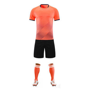 High Quality <b>Best</b> Selling Unisex Soccer Jersey Sets Customized Short Sleeve Quick-Dry <b>Football</b> Uniform for Training for Adults - Product Image 3