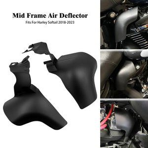 HCMOTORKU Copertura Termica per Moto, Deflettore Aria Centrale Nero per Harley Softail Fat Boy Breakout Street Bob 2018-23 - Product Image 6