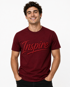 T-shirt personnalisé avec broderie 3D en relief, col montant, 100% coton, logo OEM, streetwear, fabricant en gros - Product Image 2