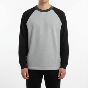 T-shirt en coton léger pour homme, col rond, coupe classique, couleur unie, fournisseur en gros de vêtements décontractés - Product Image 2
