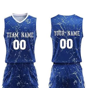 Men’s Basketball Uniform Set Heat Transfer Printing Breathable Summer Shorts Plus Size Team Training Wear BSCI Manufacturer - Product Image 2