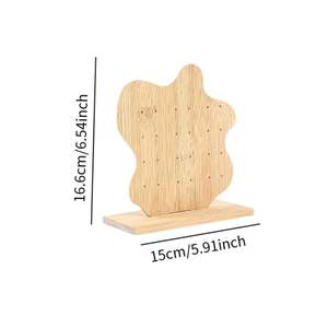 Wholesale Triangle Wood Necklace <b>Display</b> Stand Manufacturer of Wooden Jewelry Holder for Necklace <b>Display</b> - Product Image 4