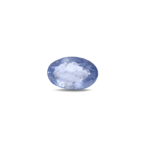 Saphir bleu ovale de 4 carats de qualité supérieure, pierre précieuse pour bijoux fins - Product Image 1
