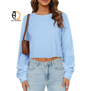 Sudadera Corta de Forro Polar para Mujer, Estilo Oversize, Ropa Urbana - Product Image 3