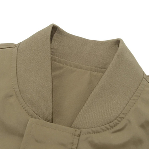 <b>Mens</b> <b>Lightweight</b> Casual Bomber <b>Jacket</b> With Zipper Closure Rib Knit Design And Soft Comfortable Fit For Streetwear And Daily Use - Product Image 6