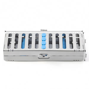 Bandeja de Esterilización Manual de Acero Inoxidable de Alta Calidad para Autoclave, 5 Piezas, Casetes para Cirugía Dental y Scaler de Mahfooz Instruments - Product Image 2