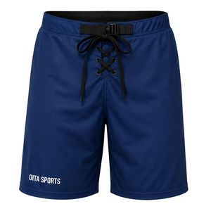 Ensemble de vêtements de sport pour hommes, bleu royal, en polyester, maillot et short de hockey, uniforme d'équipe, vêtements d'entraînement, vêtements de performance pour les matchs en plein air - Product Image 3