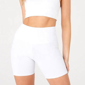 Shorts Deportivos Básicos de Cintura Alta para Mujer, Transpirables, Suaves, Cómodos, de Secado Rápido, Ecológicos, Ideales para Entrenamiento, Yoga y Uso Diario - Product Image 1