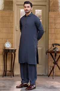 Ensemble de costume 2 pièces pour homme, style africain, shalwar kameez, robe décontractée, col rond, vêtements musulmans, thermique, toutes saisons, grande taille - Product Image 2