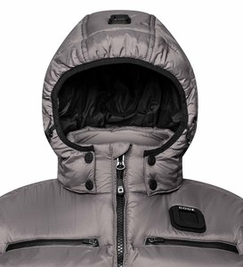 <b>Men's</b> <b>Black</b> Hooded Puffer <b>Vest</b> With Zipper Closure Windproof Casual Winter Outerwear 100% Polyester - Product Image 5