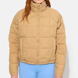 Custom OEM Women's Lightweight Polyester Puffer <b>Jacket</b> Embroidery Windproof Winter Coat <b>for</b> Outdoor Activities Wholesale - Product Image 4