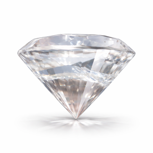 Cristal de Cuarzo Transparente Natural en Forma de Diamante, Corte de Precisión, Piedra Sphatik Transparente - Product Image 1